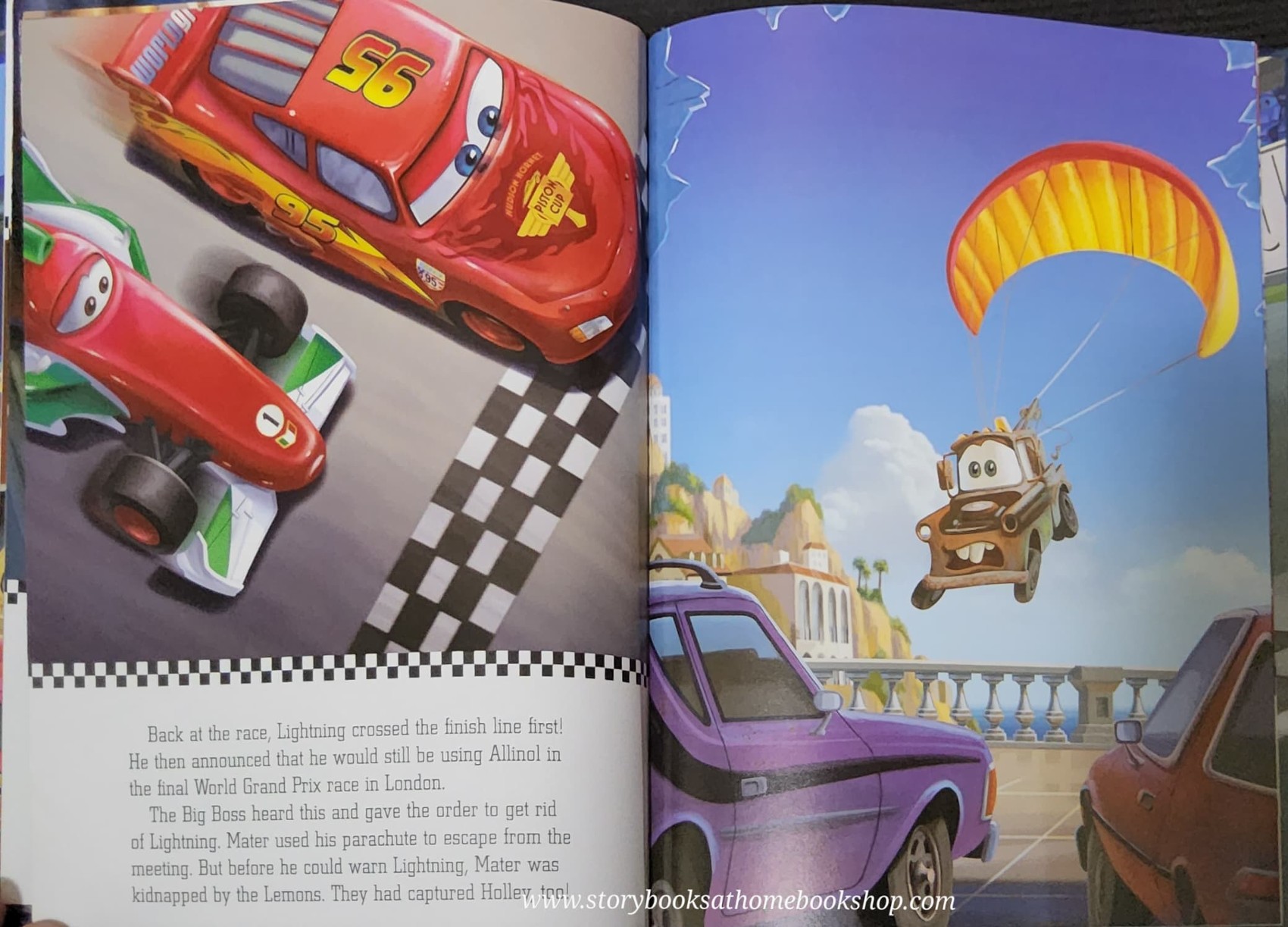 หนังสือนิทานปกแข็ง** 🍅🍅DISNEY PIXAR CARS 2