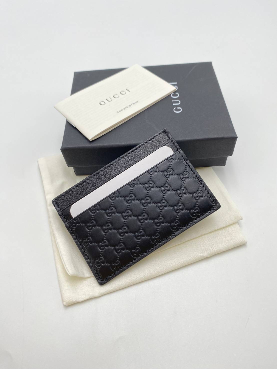 New Gucci card holder อุปกรณ์ : กล่อง ถุงผ้า การ์ด