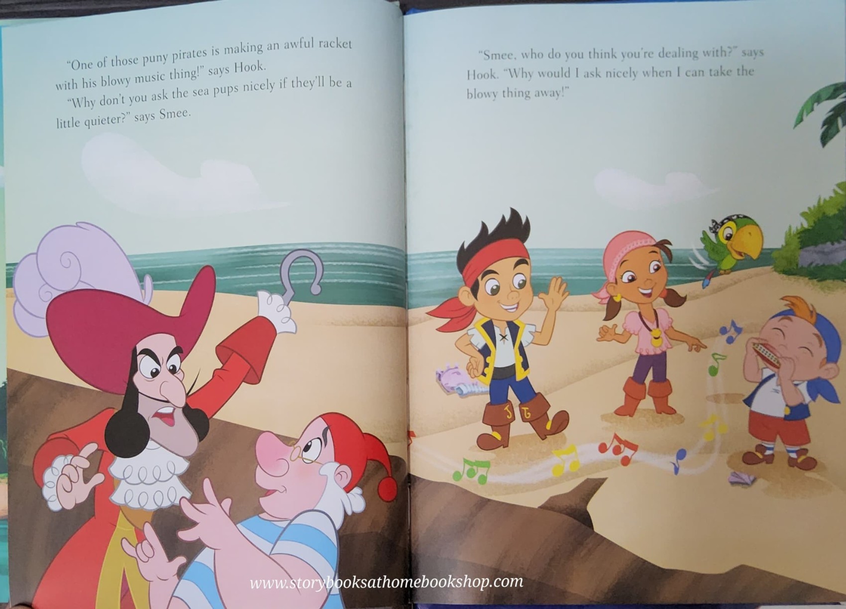 หนังสือนิทานปกแข็ง** 🍓🍓 Disney JACK AND THE NEVER LAND PIRATES