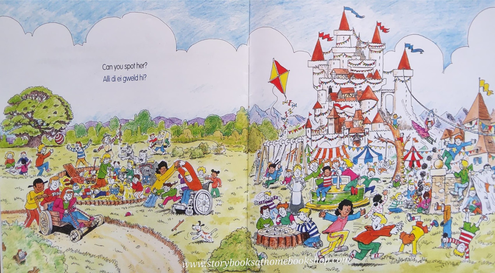 หนังสือนิทานปกอ่อน** 🍅🍓FUN IN THE DUNGEON (ENGLISH AND WELSH)