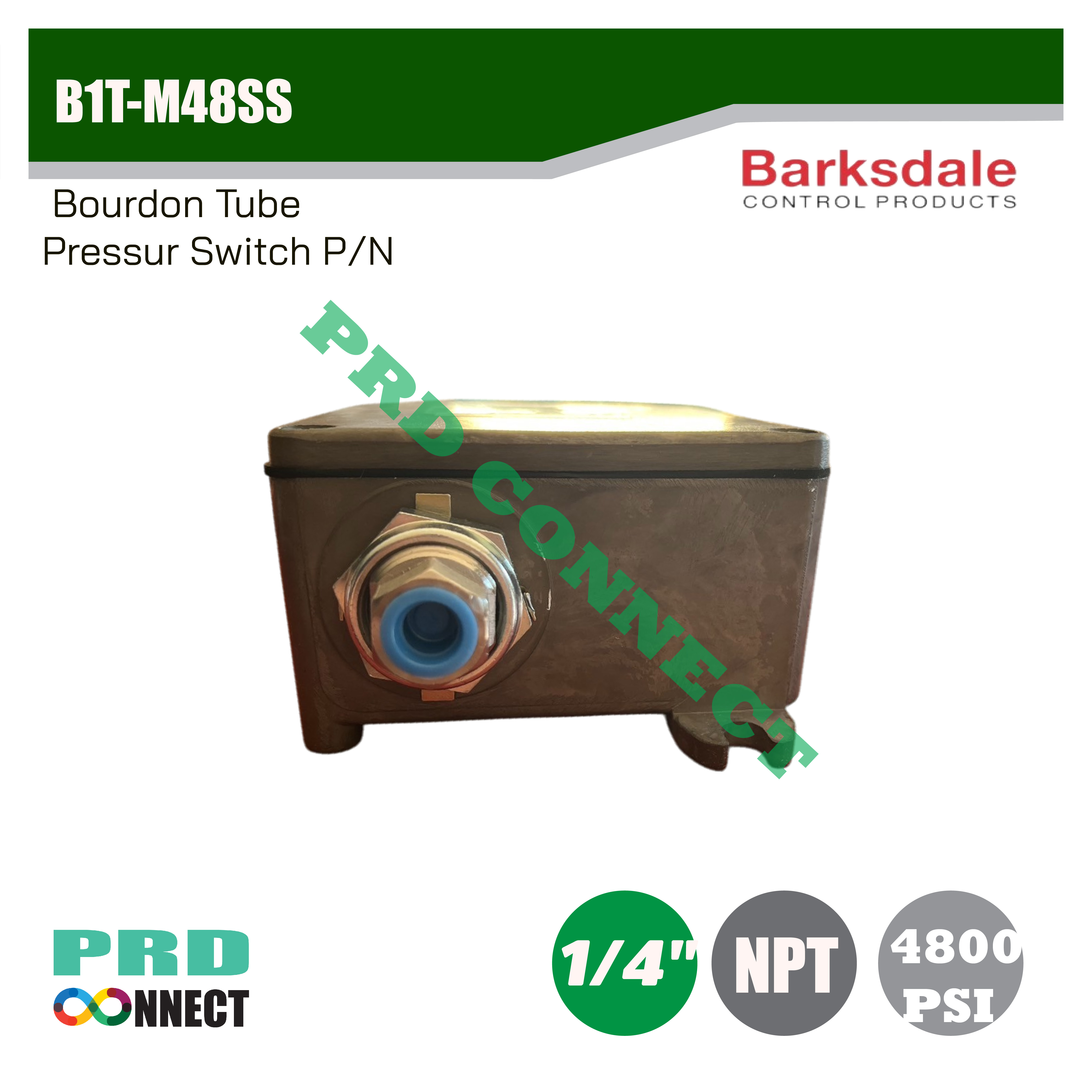 B1T-M48SS Barksdale Pressure Switch (เพรสเชอร์สวิทซ์)