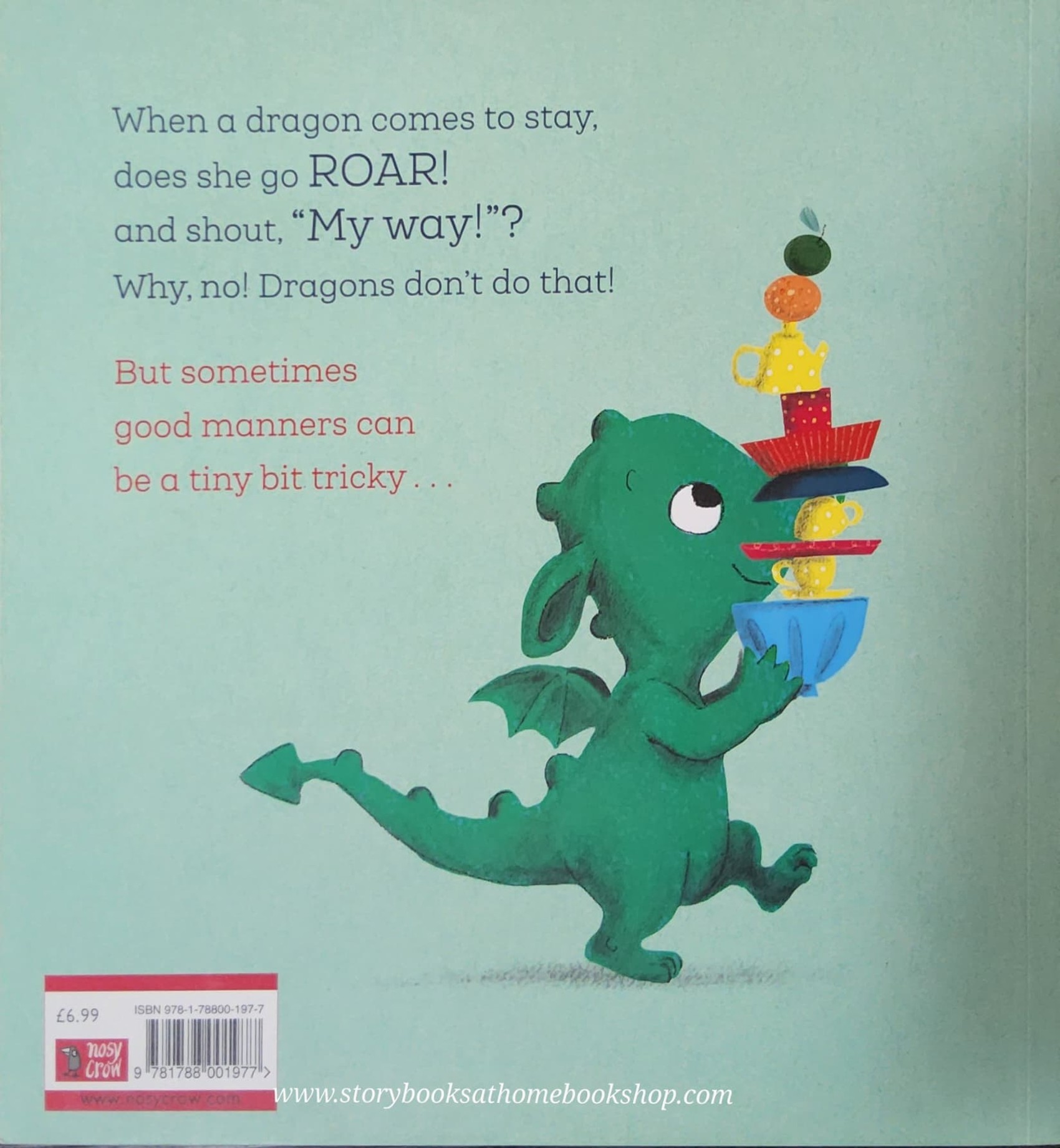 หนังสือนิทานปกอ่อน** ♥️WHEN A DRAGON COMES TO STAY