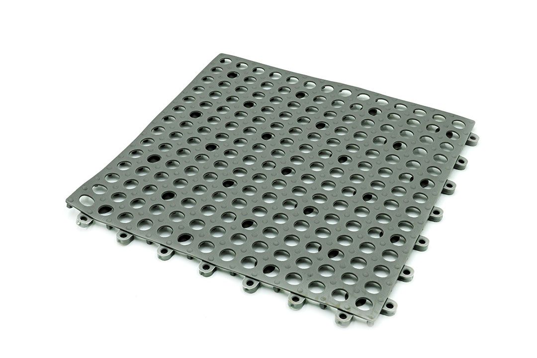 Anti-slip shower mat แผ่นรองกันลื่น 30x30x1 cm สีเทา