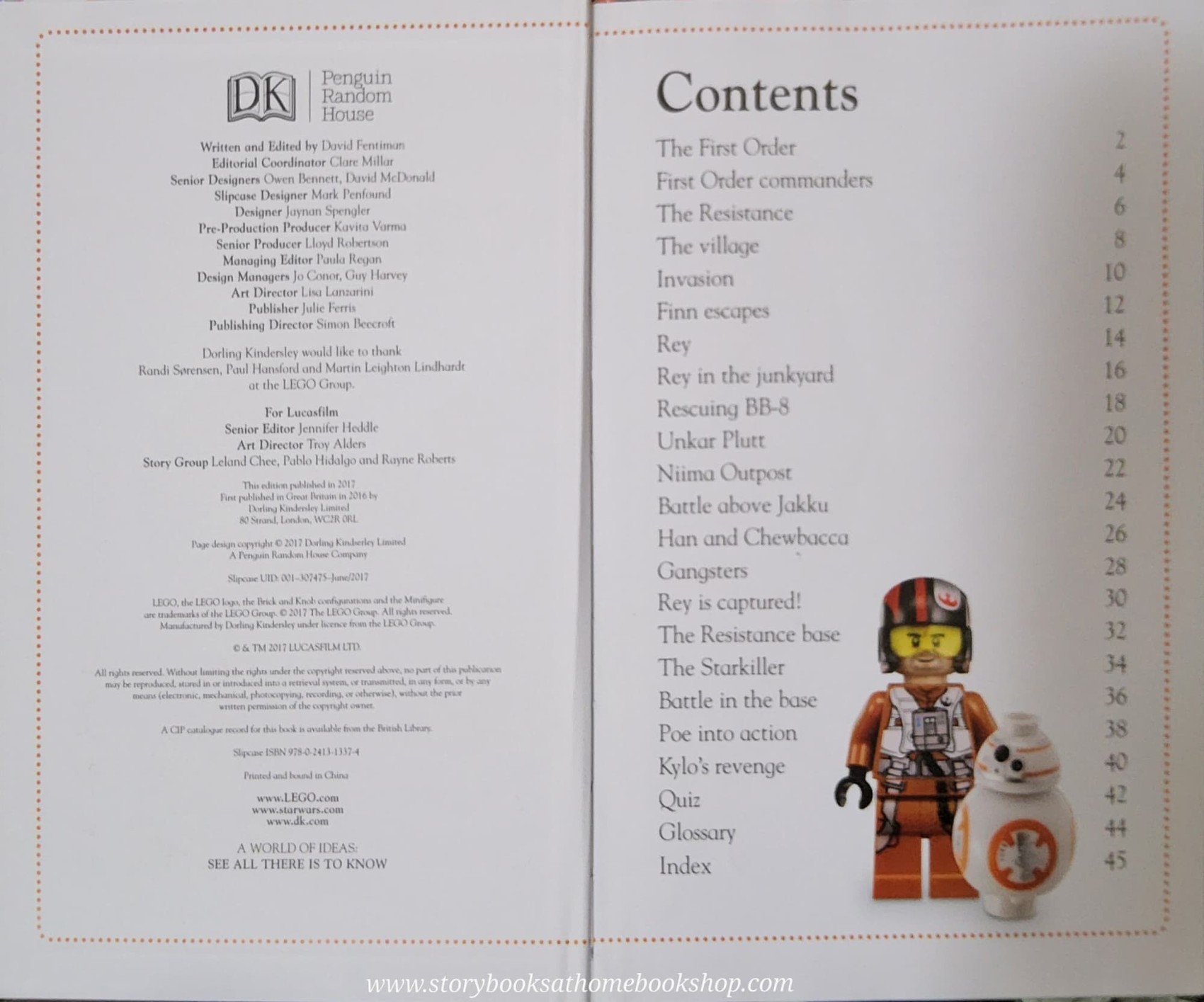 หนังสือนิทานปกแข็ง ** 🍅🍓 LEGO STARWARS: THE FORCE AWAKENS