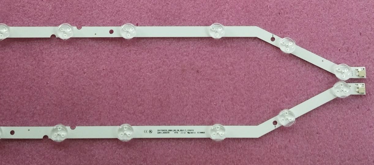 หลอดแบล็คไลท์ทีวี ซัมซุง SAMSUNG ใหม่โรงงาน รุ่นUA32EH4003AK UA32FH4003 UA32H4303 UA32G4303AK HG32AB460GW HG32AC470G1 (หลอดโค้ง+โค้ง แถวละ 9เม็ด2แถว) )