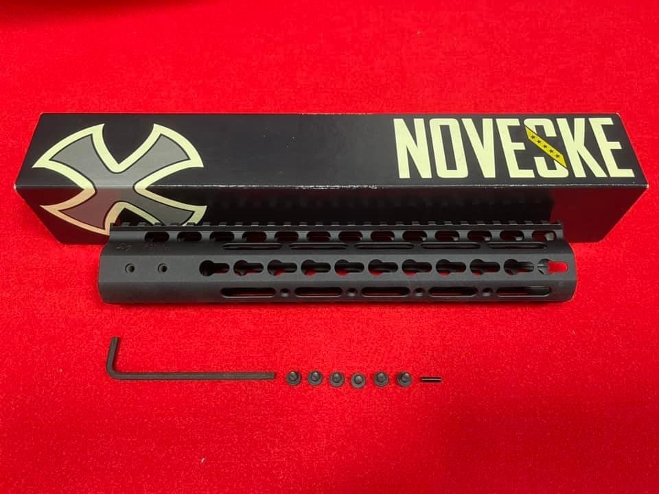 NOVESKE RIFLEWORKS LLC - RAIL SKINNY N4 NSR-11.1" KEY MOD HANDGUARD