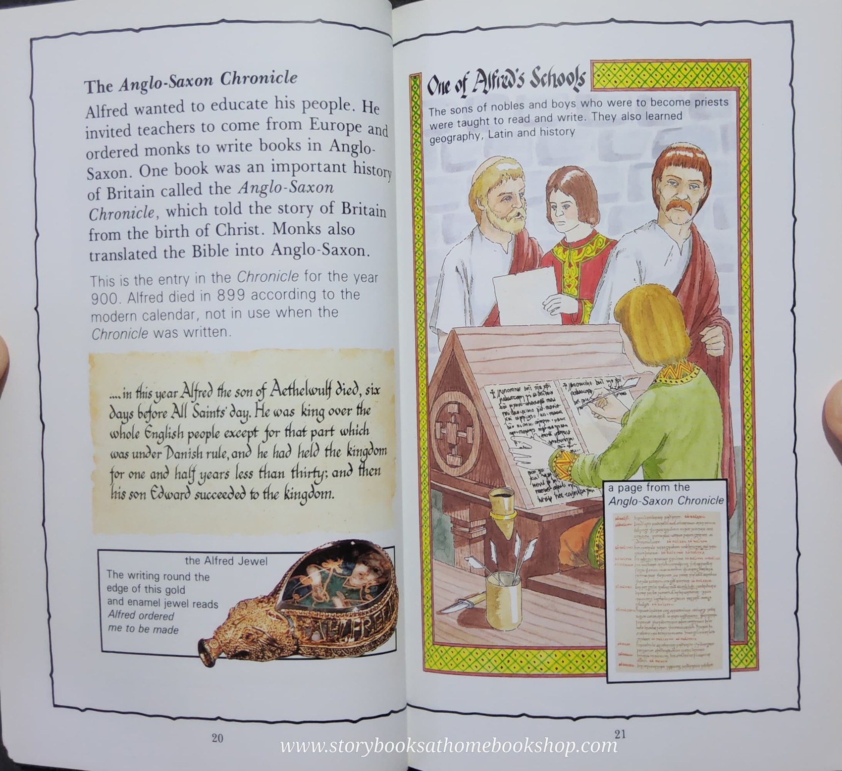 KNOWLEDGE BOOK** ♥️♥️A HISTORY OF BRITAIN THE SAXONS AND THE ROMANS ♥️♥️