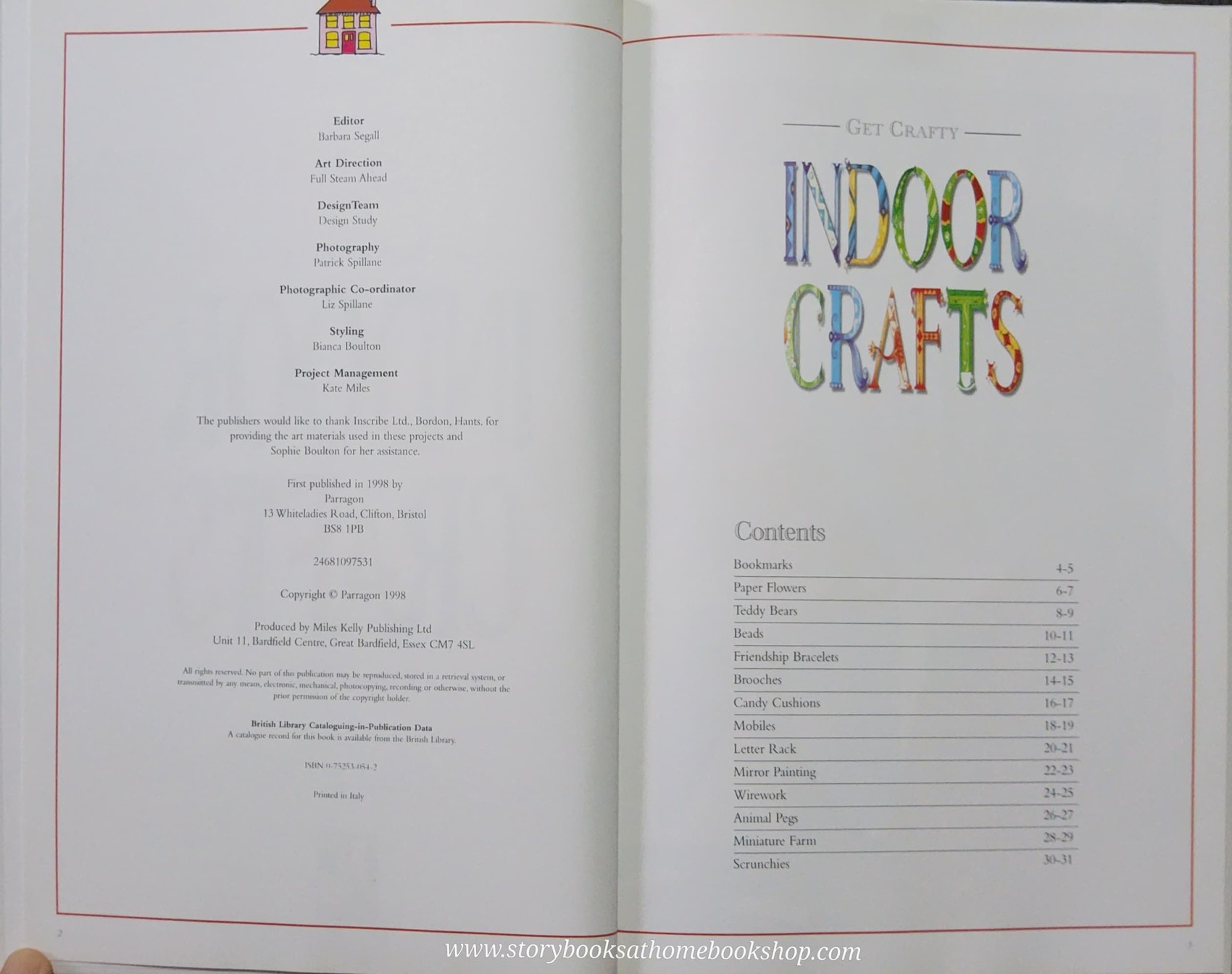 ACTIVITY BOOK ** 🍓🍓GET CRAFTY INDOOR CRAFTS