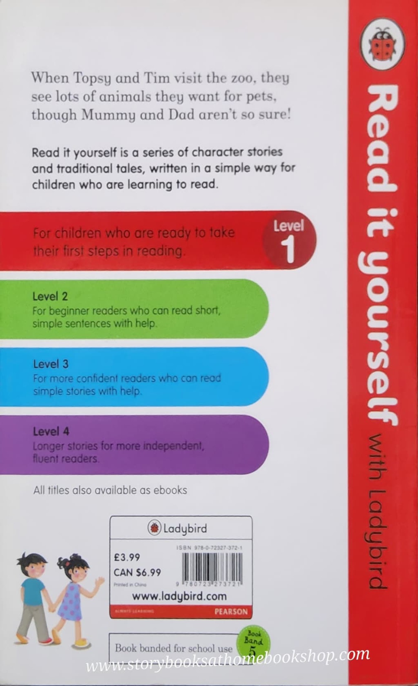 หนังสือนิทานปกอ่อน** ♥️READ IT YOURSELF L.1:TOPSY AND TIM