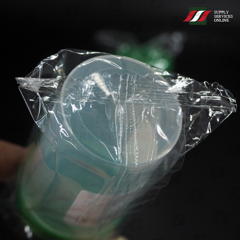 กระปุกเก็บปัสสาวะ แบบปราศจากเชื้อ ขนาด 60 มิลลิลิตร ฝาสีเขียว ,Urine Container 60mL.PP,Sterile