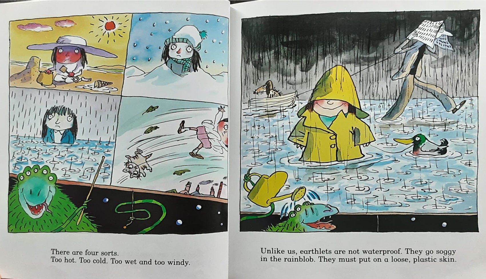 หนังสือนิทานปกอ่อน 🍅🍓DR XARGLE'S BOOK OF EARTH WEATHER