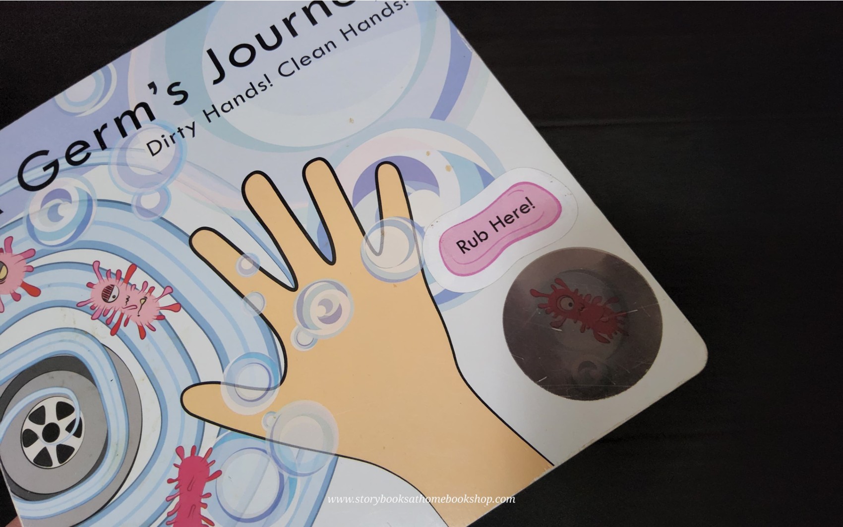 BOARD BOOK** 🍅A GERM'S JOURNEY DIRTY HANDS! CLEAN HANDS!