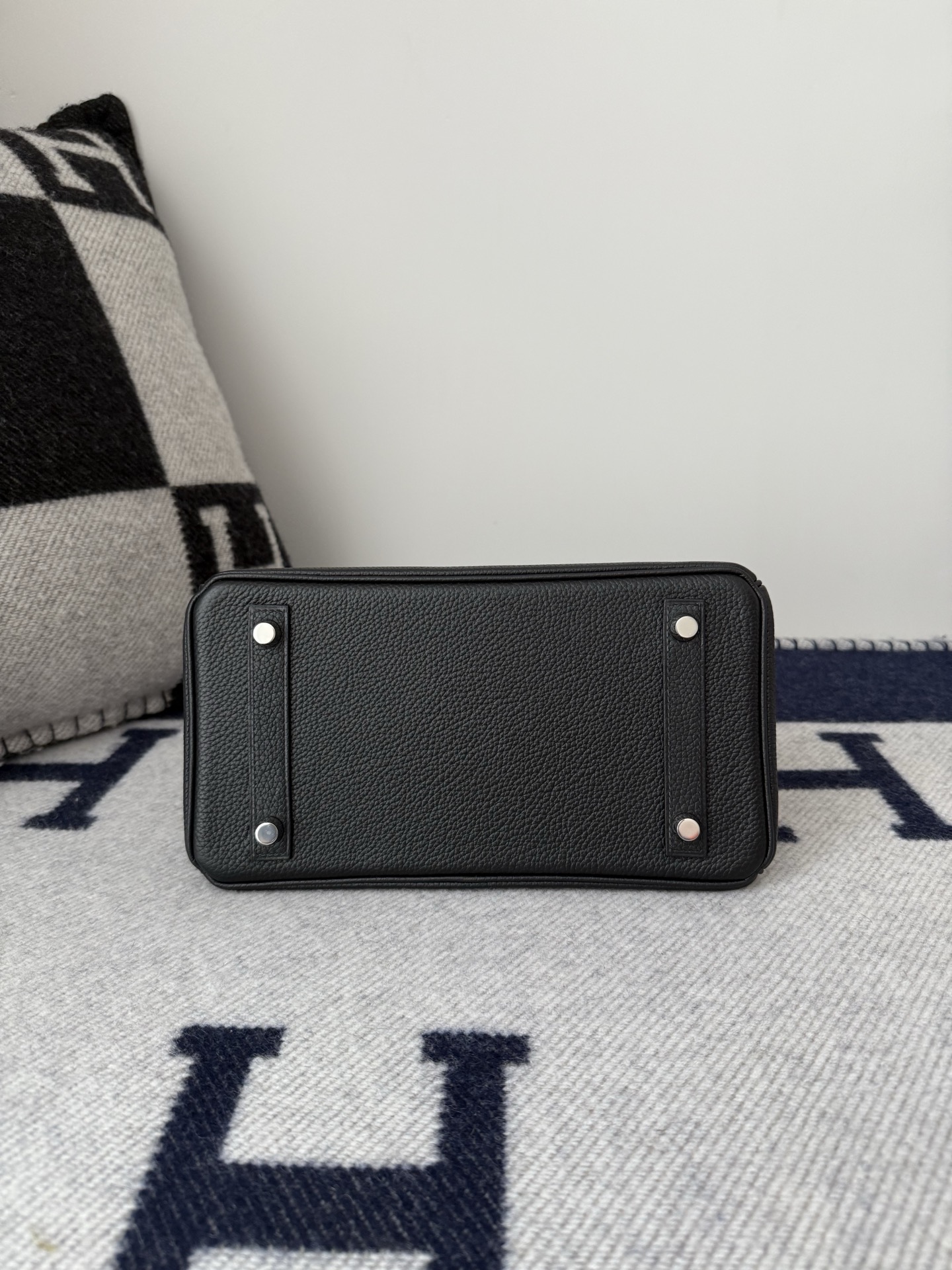 [สินค้าพร้อมส่ง] Hermes Birkin 25 Togo Black noir Palladium Hardware Original Leather งาน full handmade 100% คุณภาพ VIP เกรดดีที่สุด