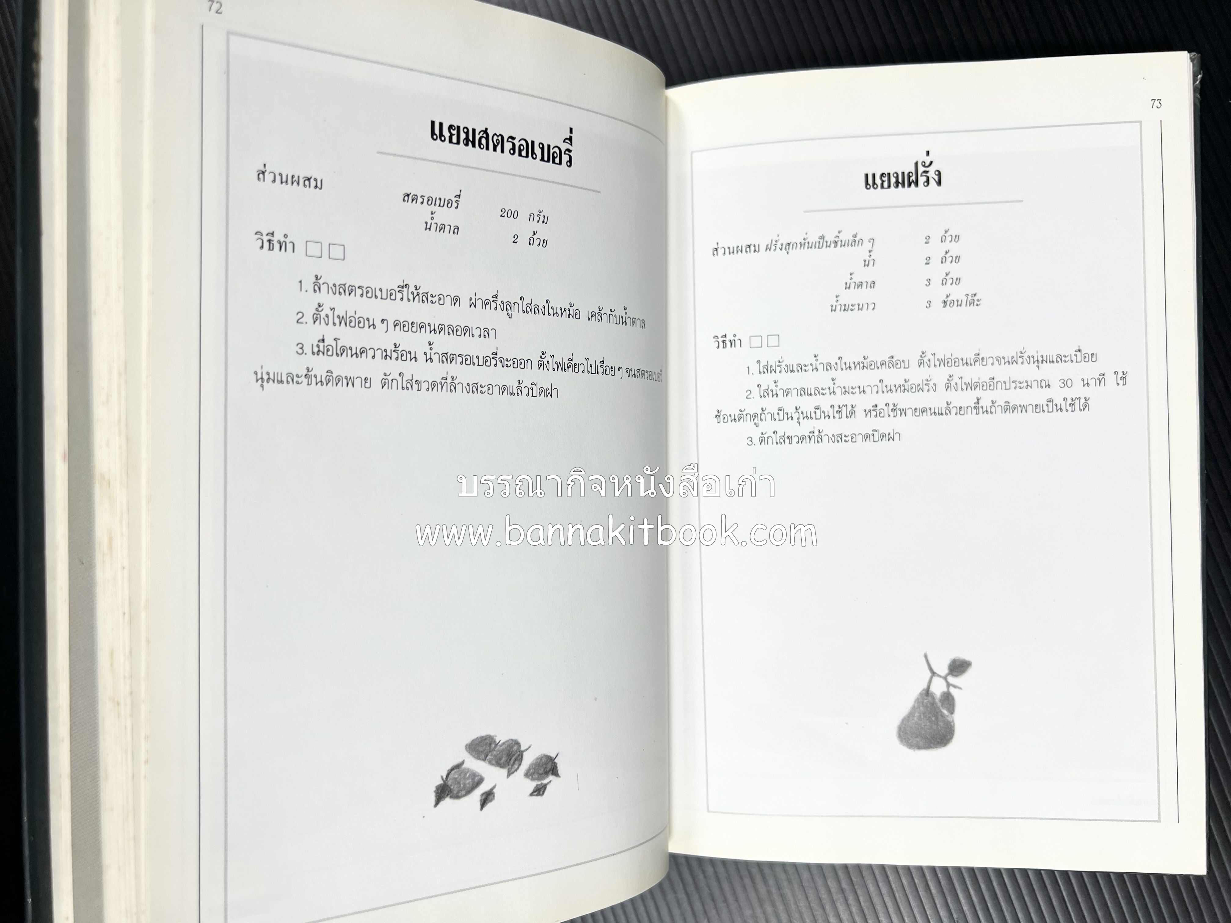 อาหารเชื่อม ดอง และการถนอมอาหาร โดย : อาจารย์ศรีสมร คงพันธุ์ (พิมพ์ครั้งแรก).