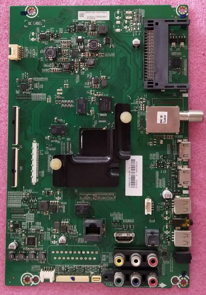 เมนบอร์ดทีวีไฮเซน HISENSE มือสองพร้อมใช้งาน รุ่น50K3110WT พาร์ทRSAG72820.65268ROH เบอร์จอT500HVN07.5