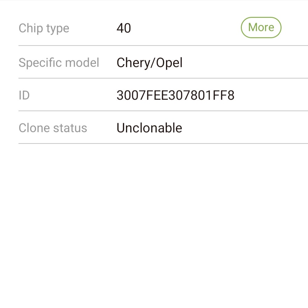 ชิป 40 Chery / Opel