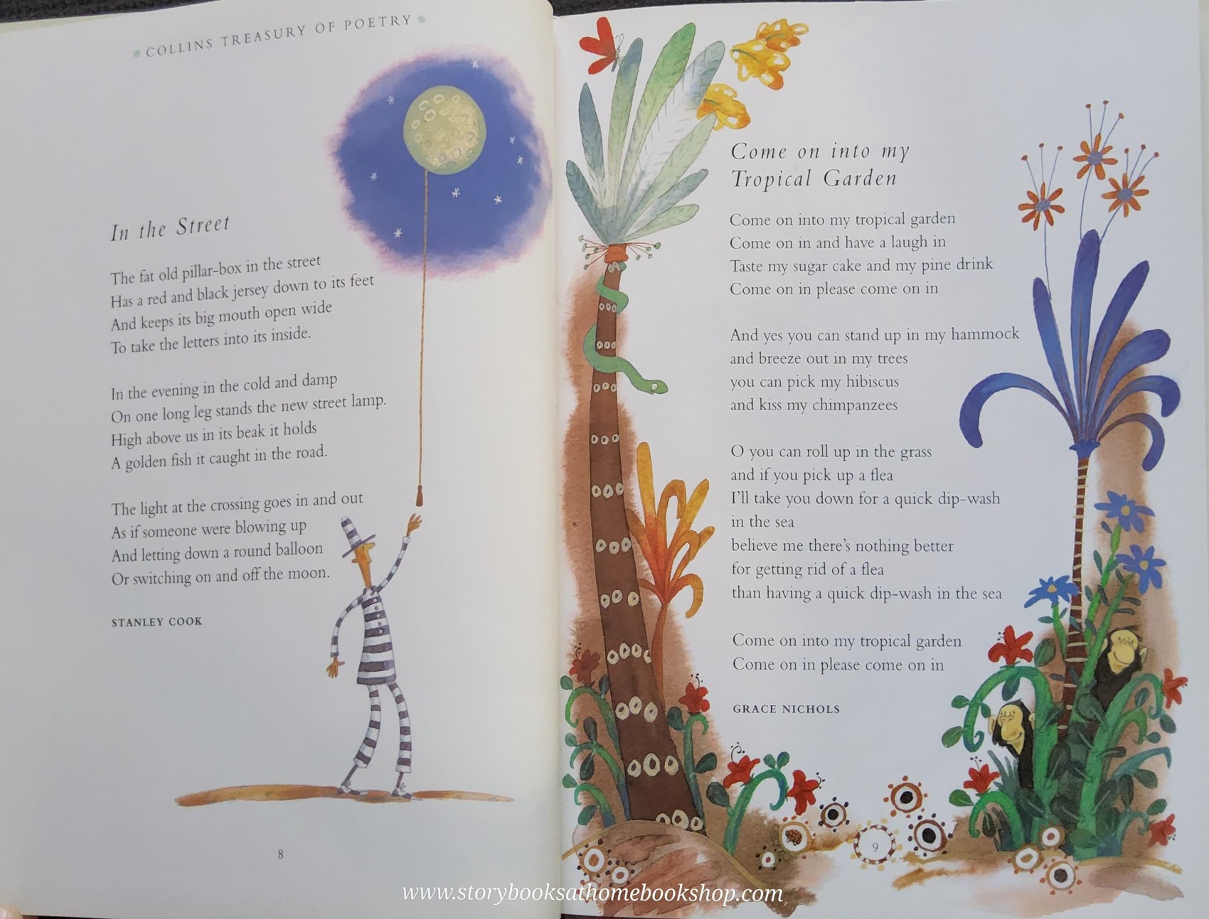 หนังสือนิทานปกแข็ง** 🍅🍓COLLINS TREASURY OF POETRY