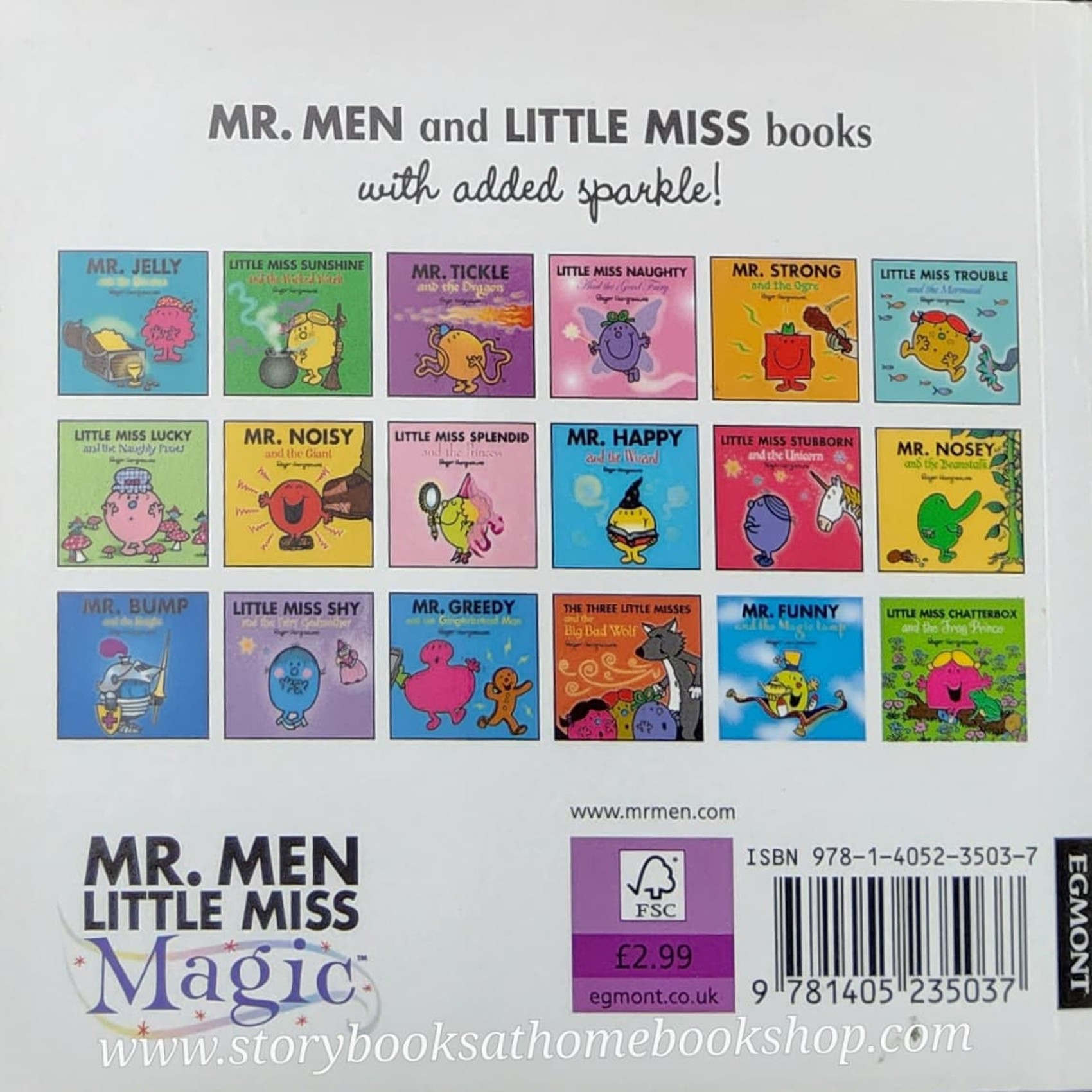 หนังสือ Bestseller Small book** **หนังสือนิทานปกอ่อน** 👉LITTLE MISS&MR.MEN👍 🍅🍅MR.BUMP AND THE KNIGHT by Roger Hargreaues ปกกริทเตอร์