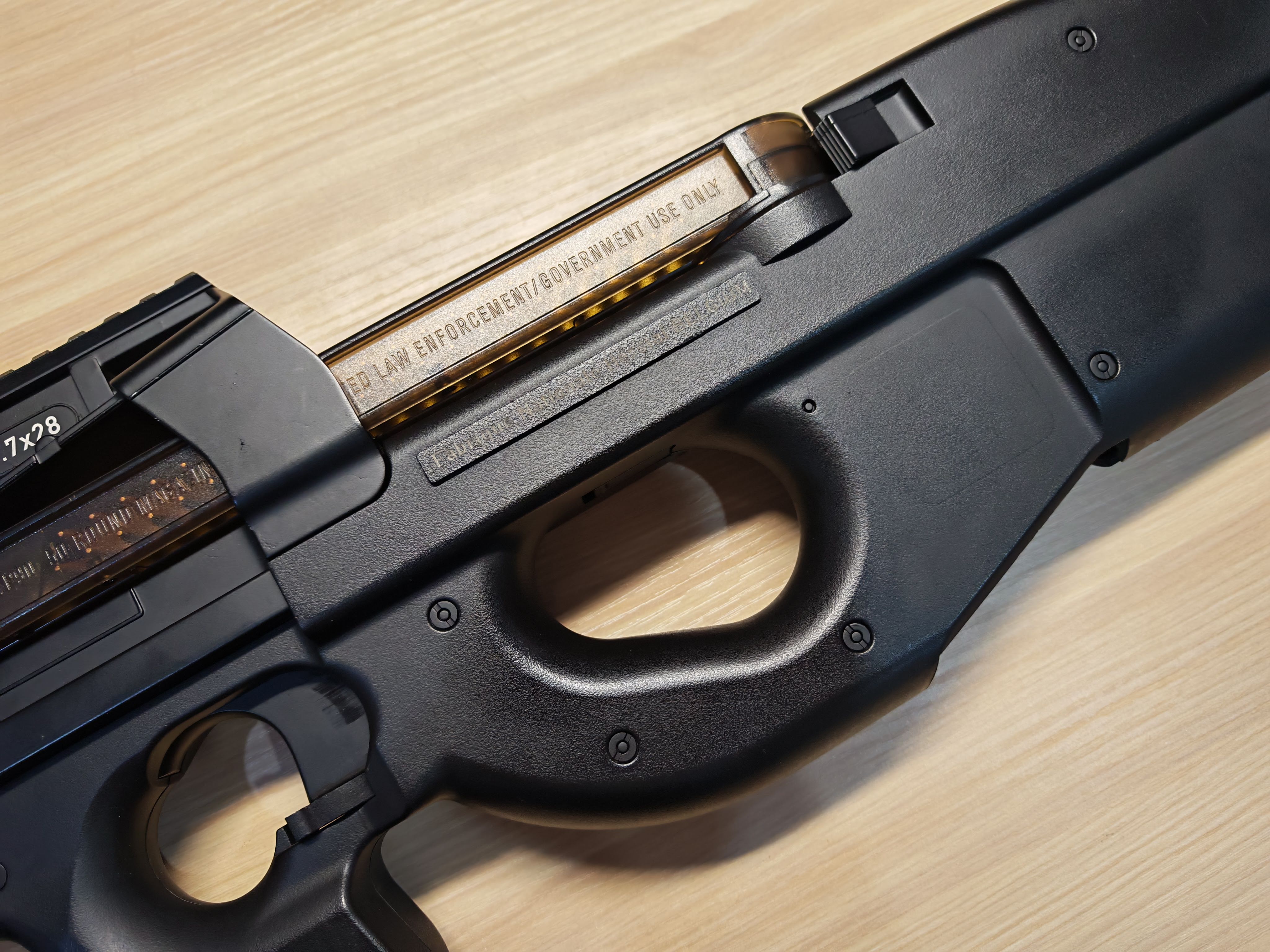 Double Bell 810 P90 แต่งภายใน AEG BB Gun บีบีกัน Airsoft Gun ปืนอัดลม ปืนยาวไฟฟ้า มือสอง