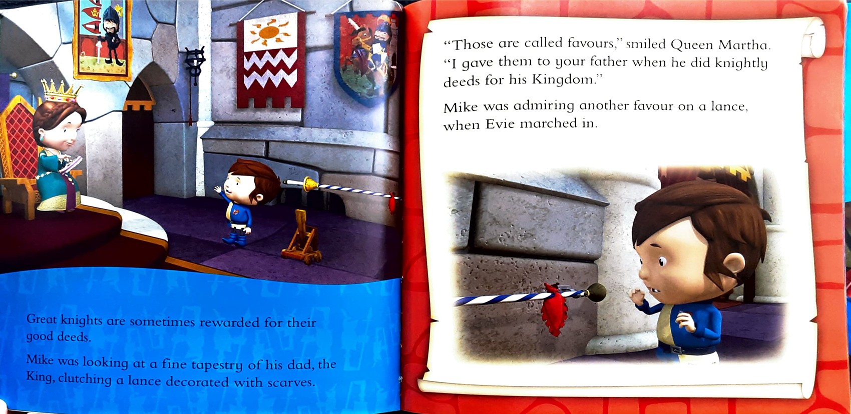 หนังสือนิทานปกอ่อน 🍅🍓 MIKE THE KNIGHT AND THE Fluttering Favour