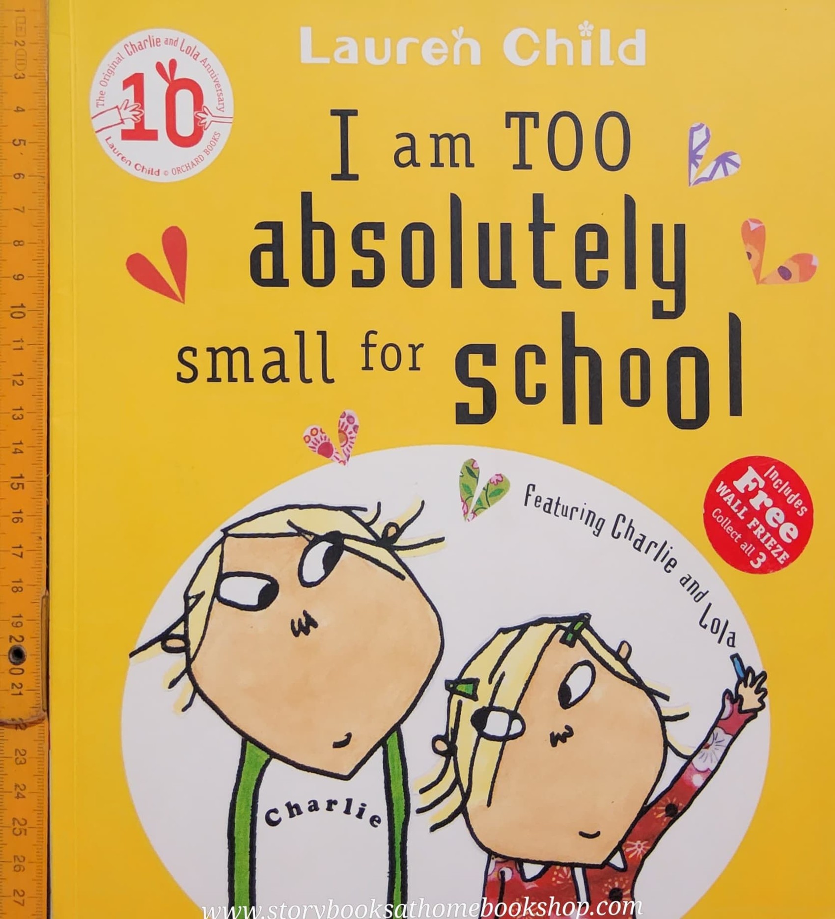 หนังสือนิทานปกอ่อน ** ♥️I AM TOO ABSOLUTELY AMALL FOR SCHOOL BY LAUREN CHILD♥️
