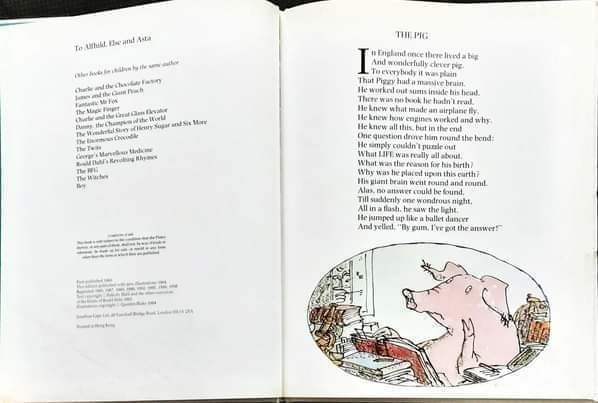 หนังสือนิทานปกแข็ง** 🍅🍓 DIRTY BEASTS BY ROALD DAHL