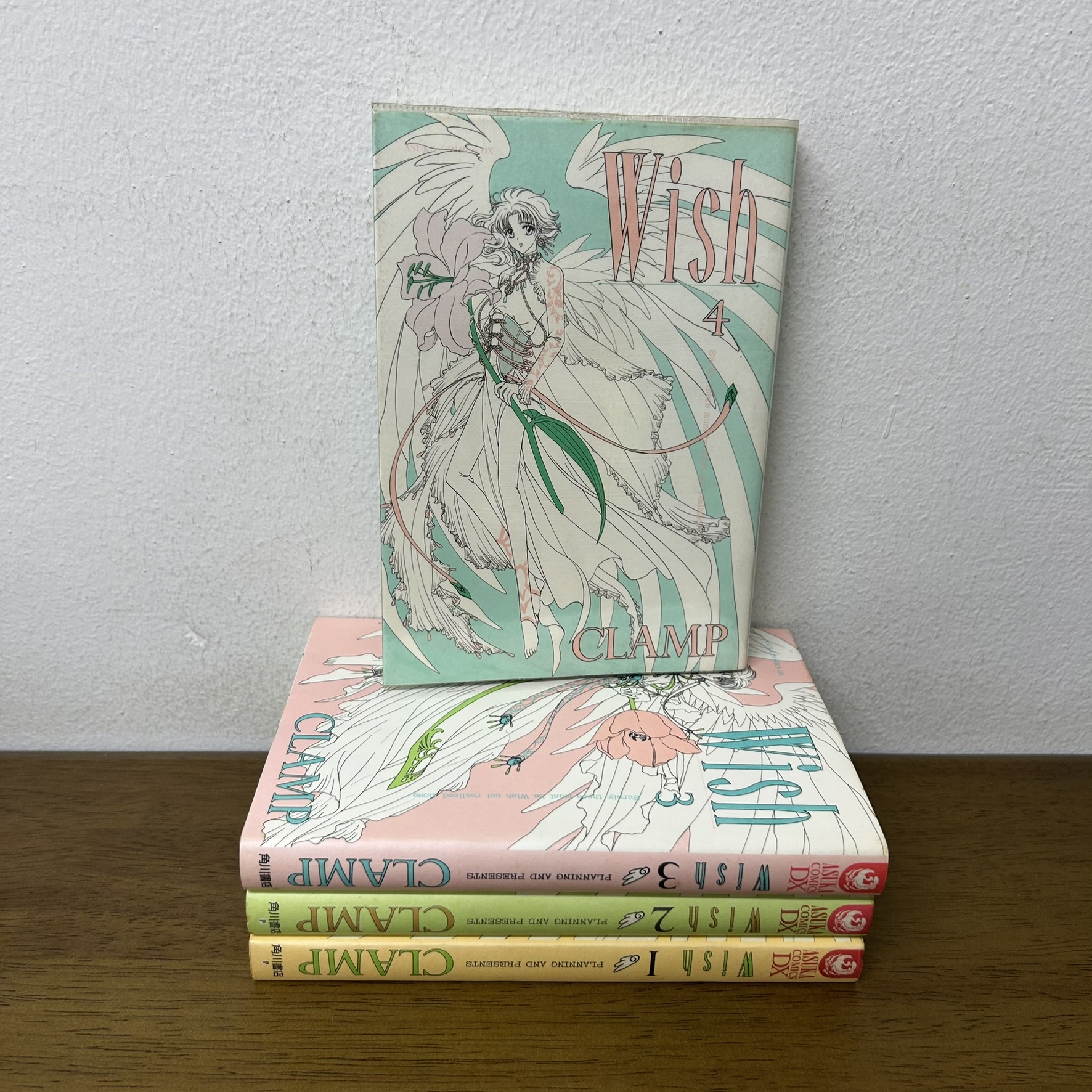 [MANGA] Wish เล่ม 1-4 จบ ฉบับภาษาญี่ปุ่น ... Clamp (มือสอง) มังงะ การ์ตูน