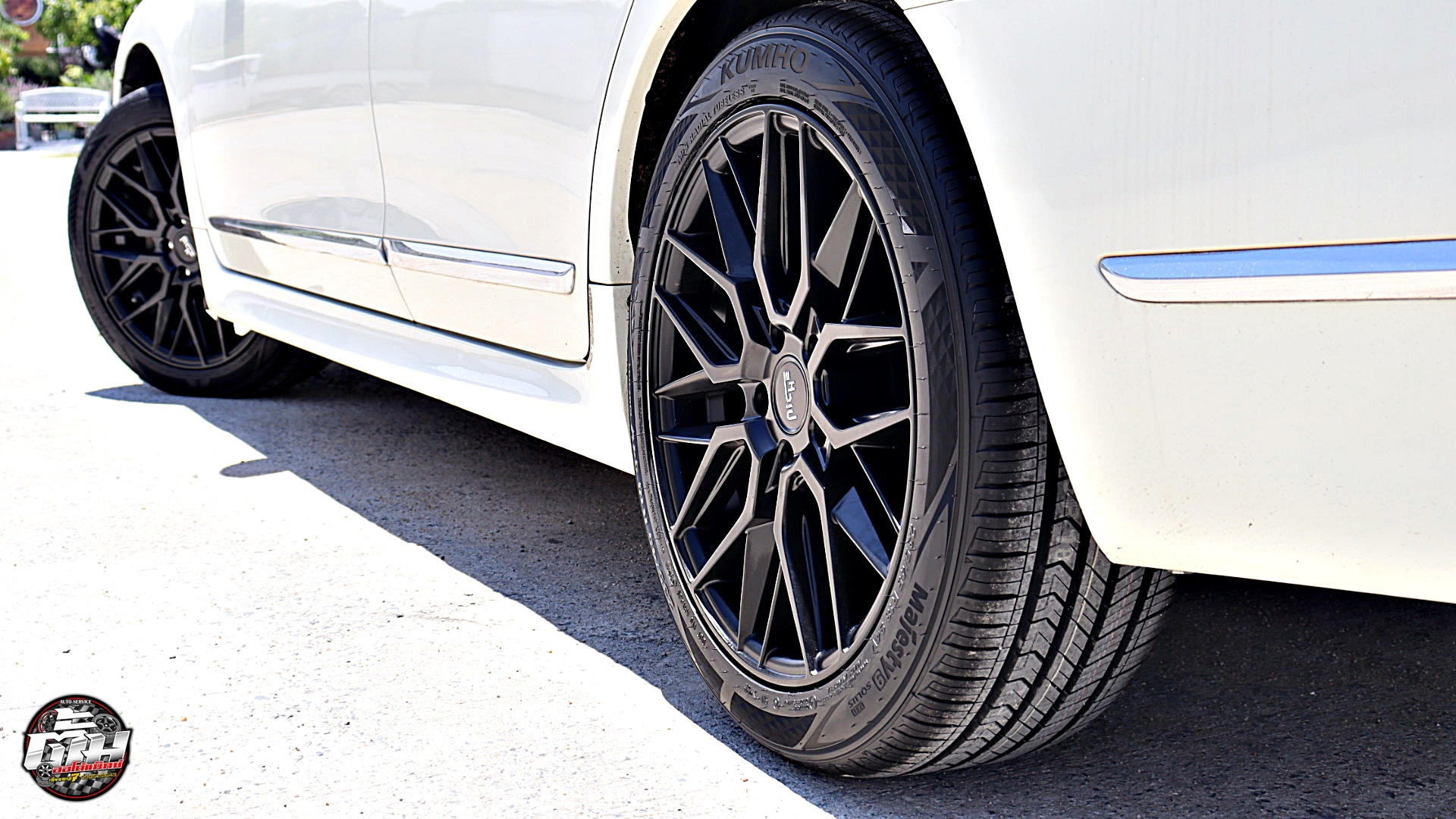 NISSAN TEANA เปลี่ยนล้อยาง ล้อNICHE GAMMA ขอบ18นิ้ว ยาง KUMHO MAJESTY9 SOLUS TA91 235/45R18 94V