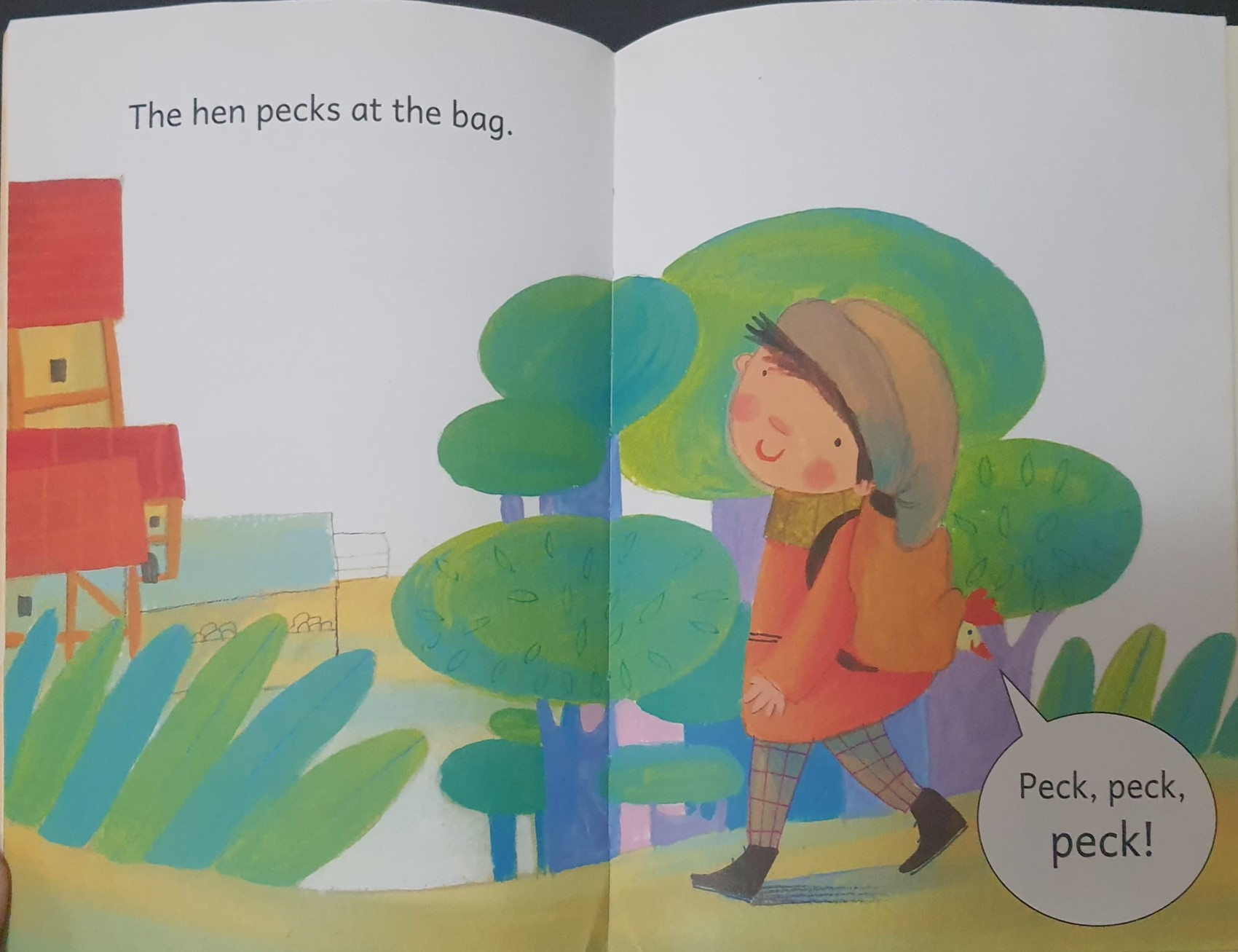 หนังสือนิทานปกอ่อน** 🍅🍓Early Reader:Peck,Hen,Peck! and Ben's Pet by Jill Atkins