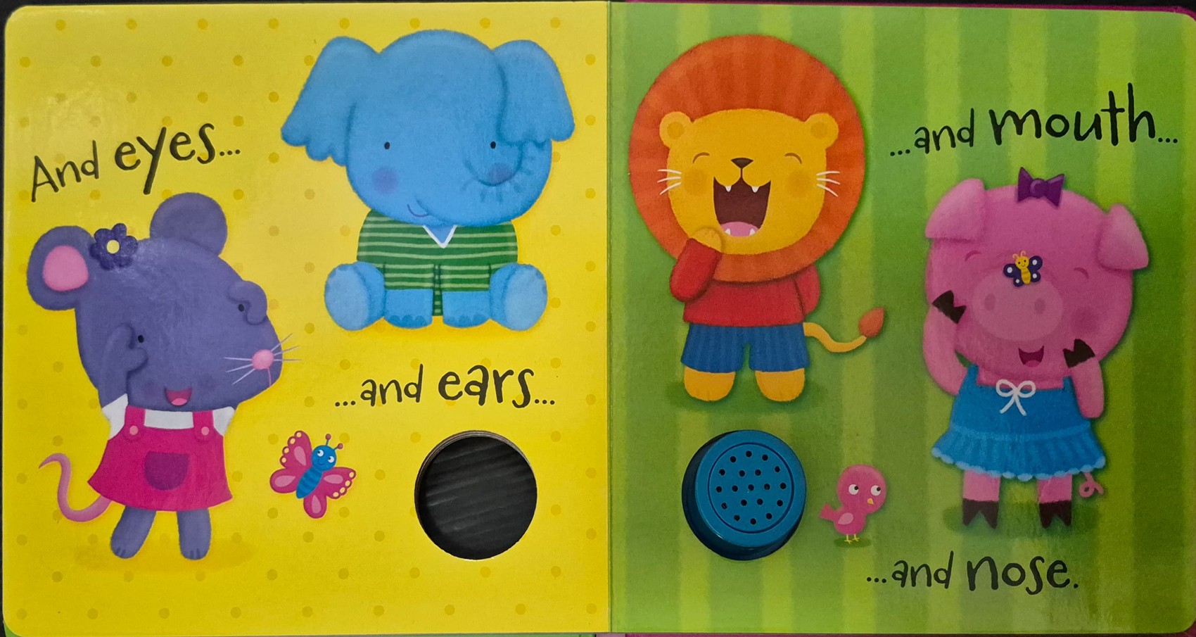 SOUND BOARD BOOK ** 🍅🍓HEAD,SHOULDERS,KNEES AND TOES