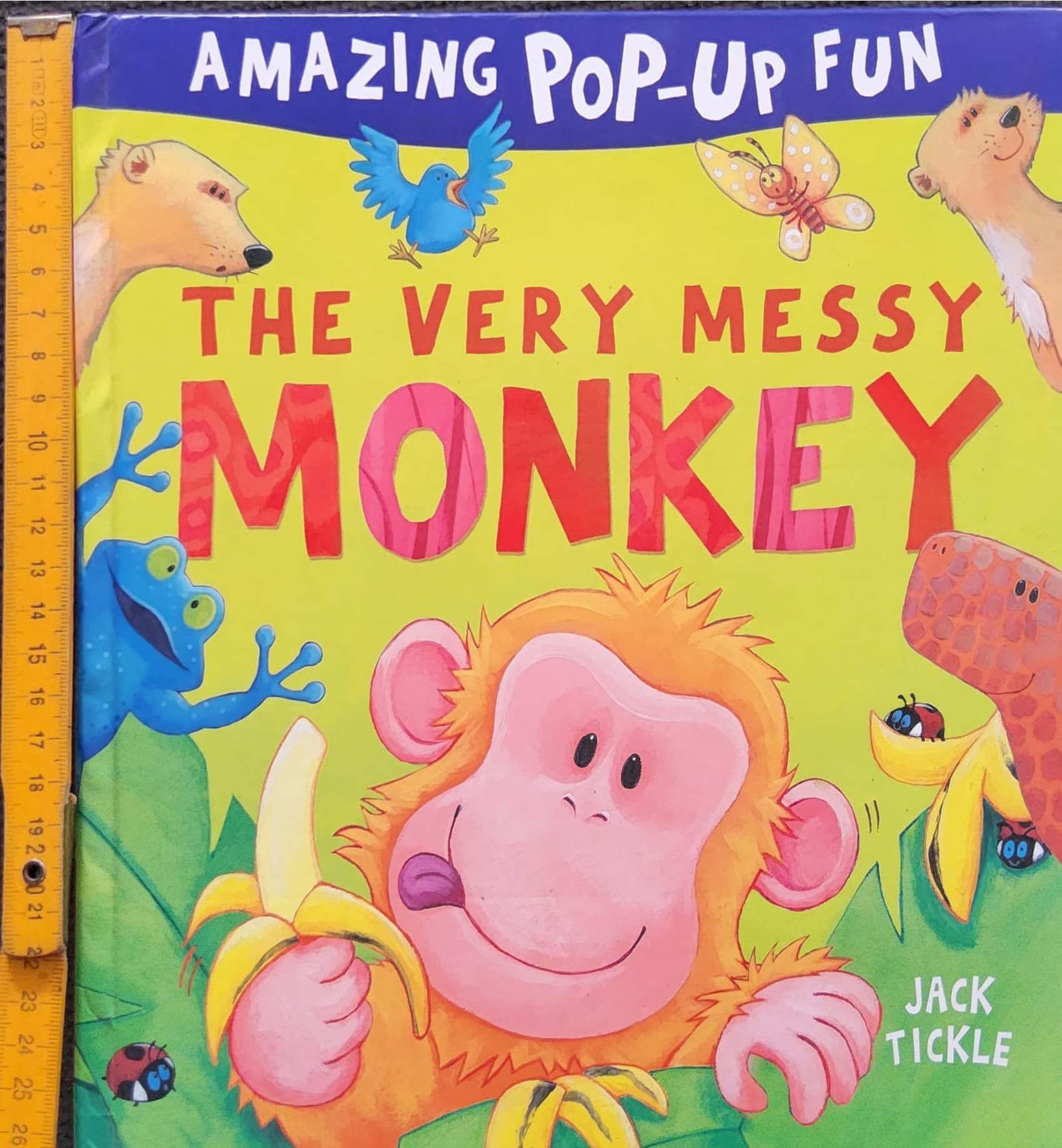 Pop-Up Book** ** หนังสือนิทานปกแข็ง** 🍅🍓AMAZING POP-UP FUN:THE VERY MESSY MONKEY