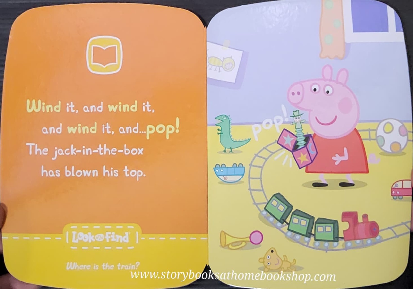 BOARD BOOK** 🍅🍅PEPPA PIG LOOK AND FIND:NOIISY TOYS