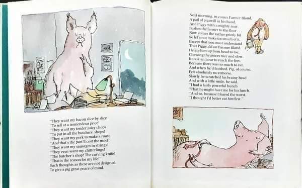 หนังสือนิทานปกแข็ง** 🍅🍓 DIRTY BEASTS BY ROALD DAHL