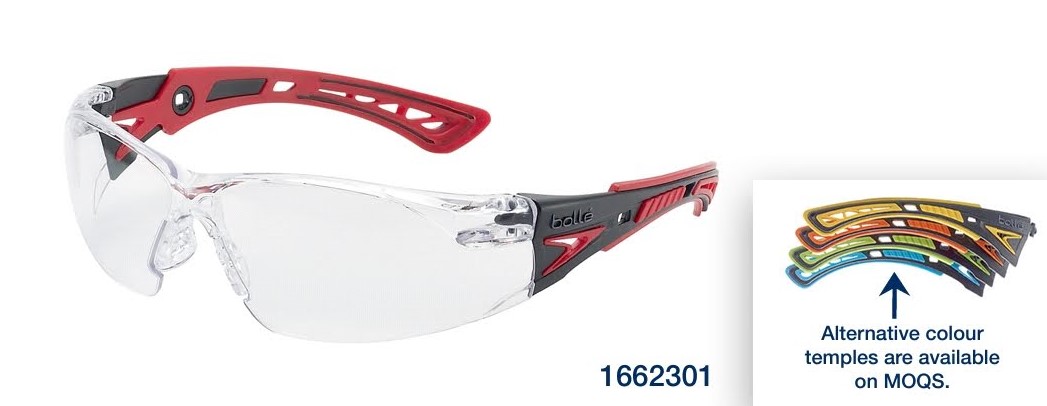 Bolle Safety Glasses Rush Plus