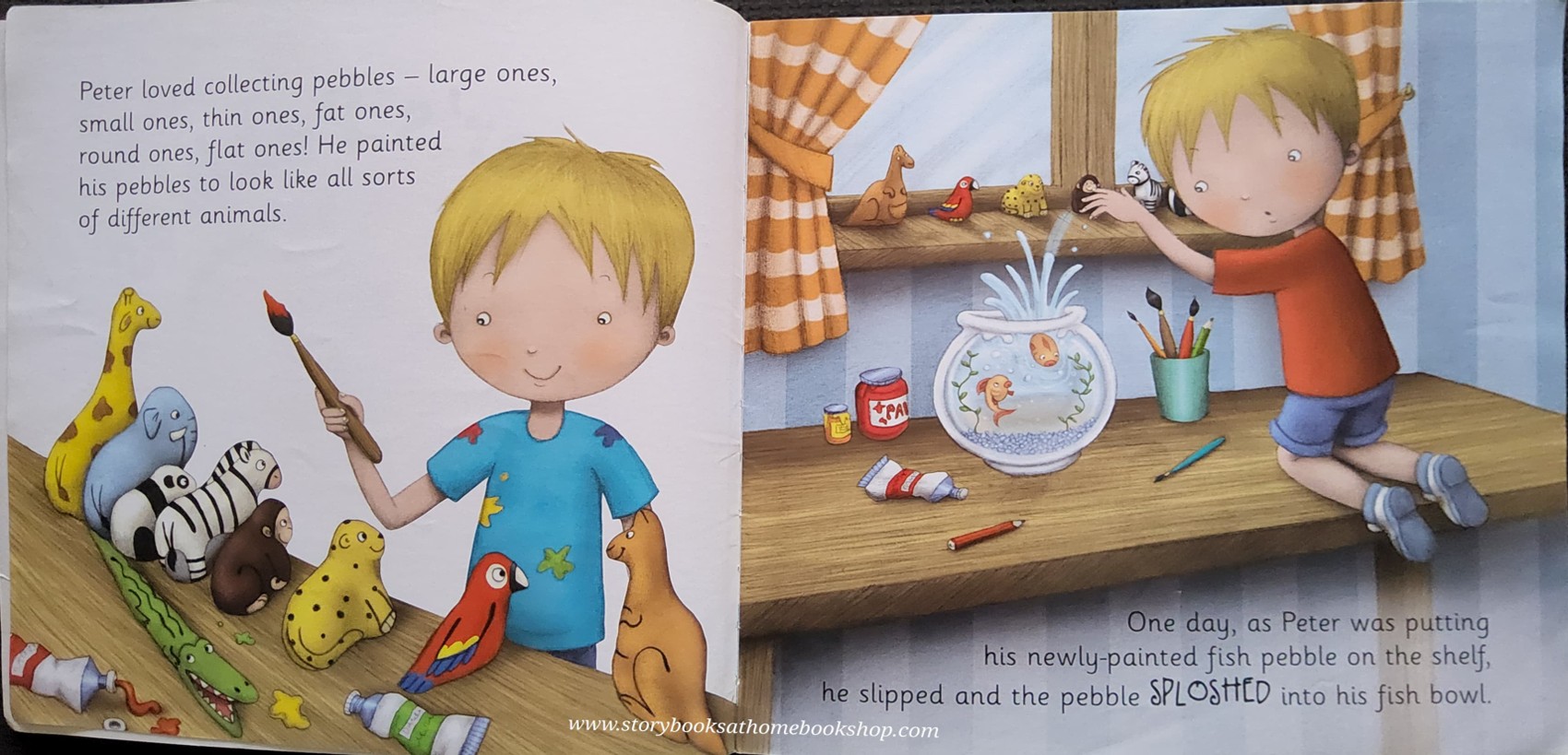 หนังสือนิทานปกอ่อน** 🍅🍓PETER'S PEBBLES BY CHERIE ZAMAZING