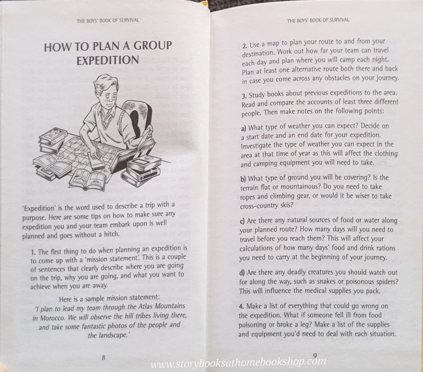 หนังสือนิทานปกแข็ง** 🍓🍓THE BOYS' BOOK OF SURVIVAL: HOW TO SURVIVE ANYTHING,ANYWHERE