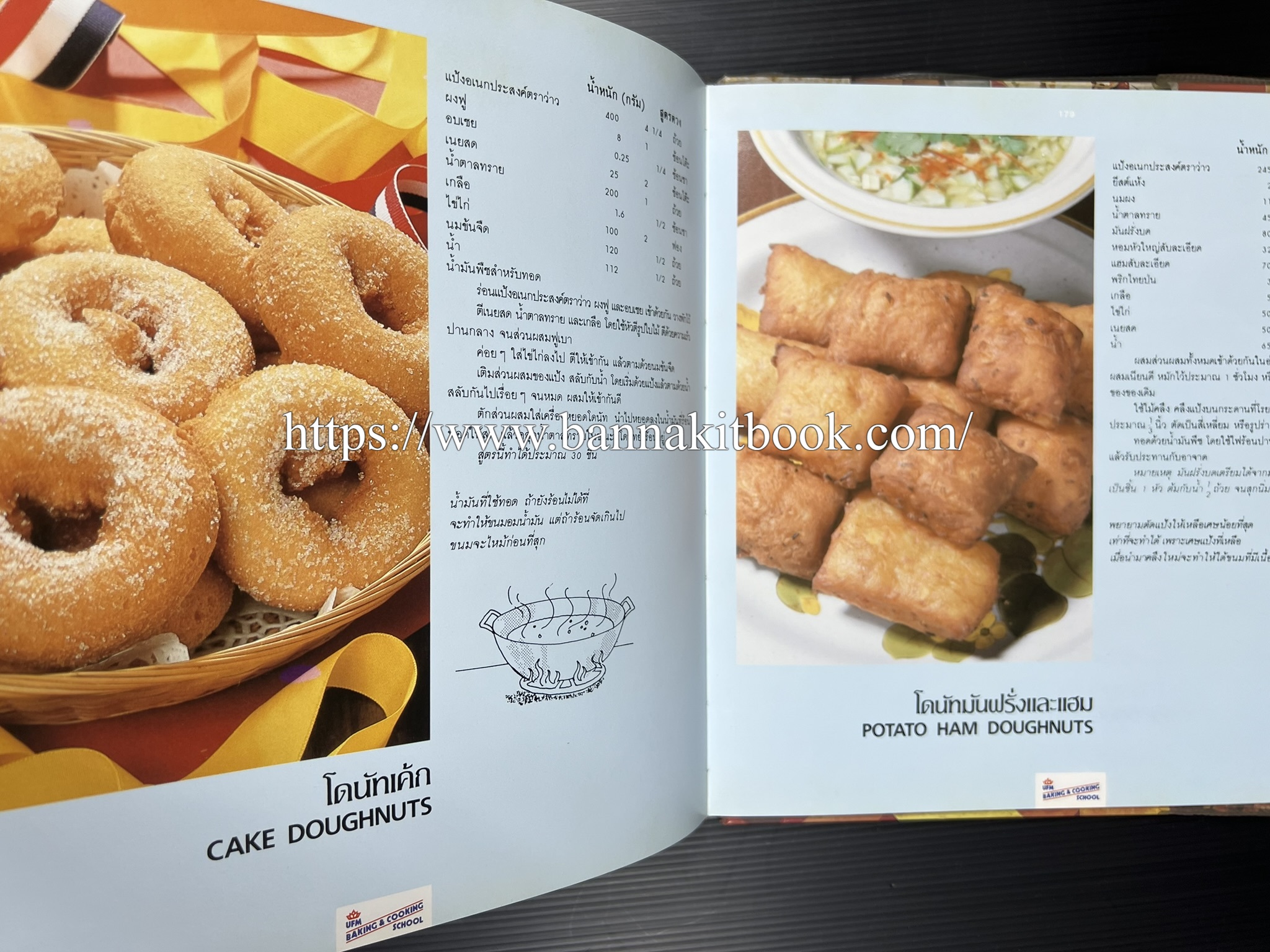 ตำราทำขนม จากแป้งสาลี (4 เล่ม) โรงเรียนสอนการผลิตอาหารและขนมอบ (UFM Baking & Cooking School (ตำราทำขนมอบ เค้ก เบเกอรี่ ของว่างในตำนาน).