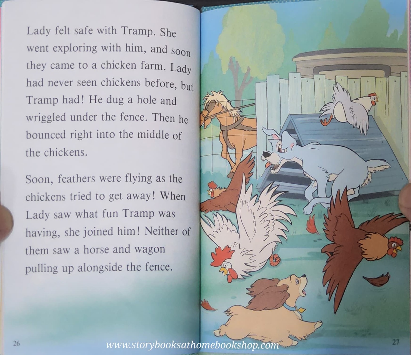 หนังสือนิทานปกแข็ง ** 🍅🍓Disney LADY AND THE TRAMP