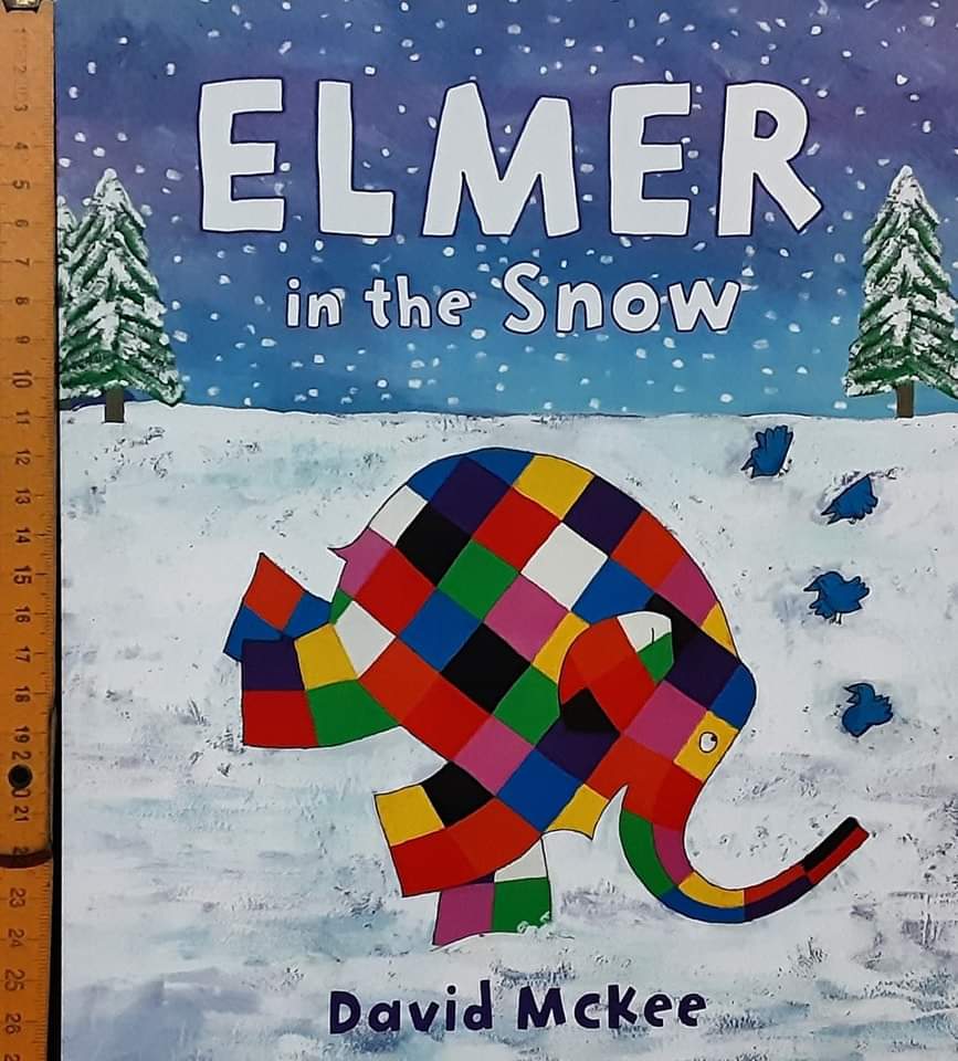 หนังสือนิทานปกอ่อน** 🍅🍅ELMER IN THE SNOW BY DAVID MCKEE