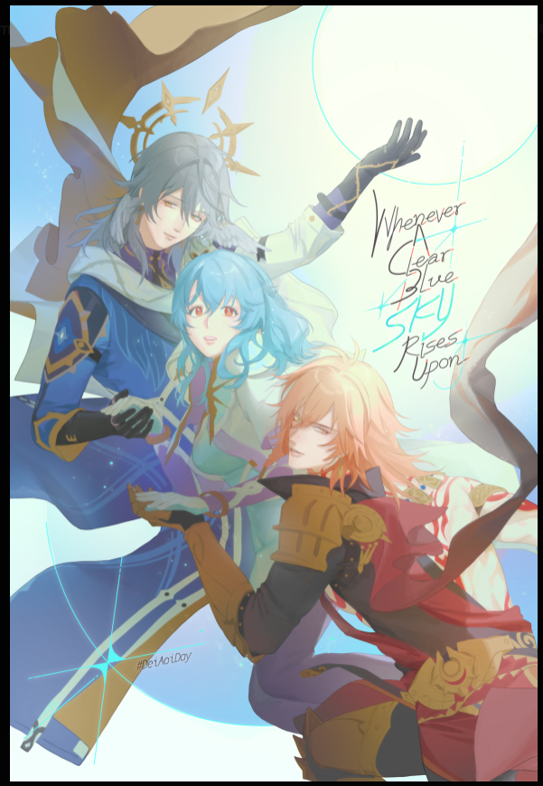 (โปสการ์ดยูเมะ HRS) Mydei x Aoi x Sunday