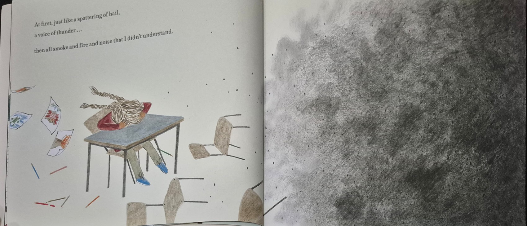 หนังสือนิทานปกอ่อน** 🍅🍅THE DAY WAR CAME BY NOCOLA DAVIES