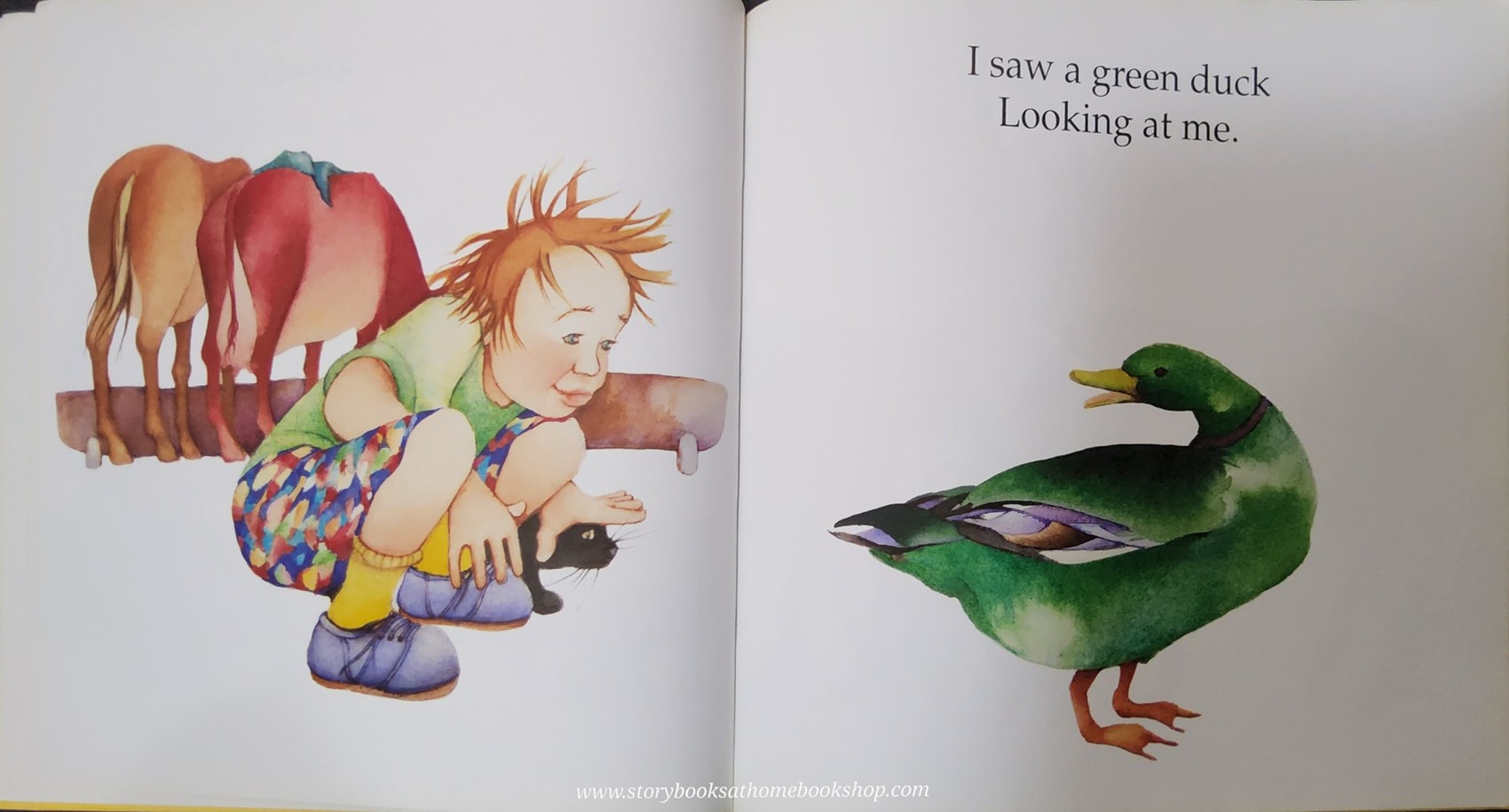 หนังสือนิทานปกอ่อน** 🍅🍓I WENT WALKING BY SUE MACHIN&JULIE VIVAS