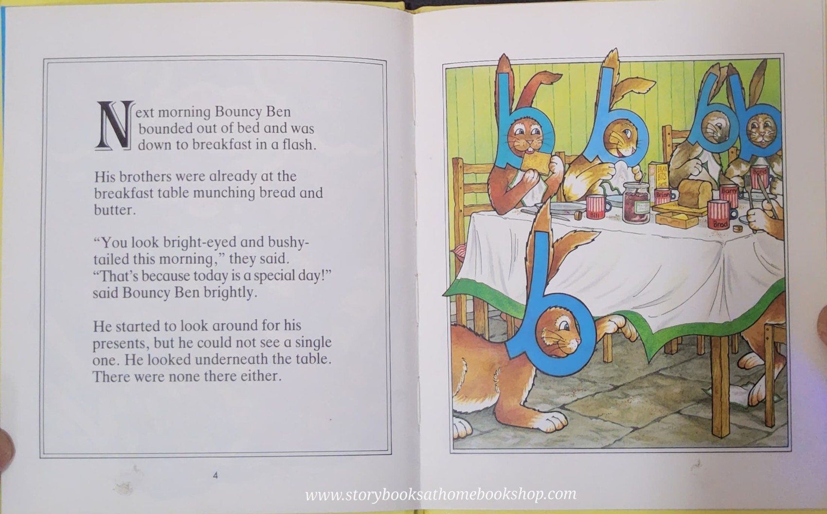 หนังสือนิทานปกแข็ง** 🍅🍓BOUNCY BEN'S BIRTHDAY by The Letterland storybooks