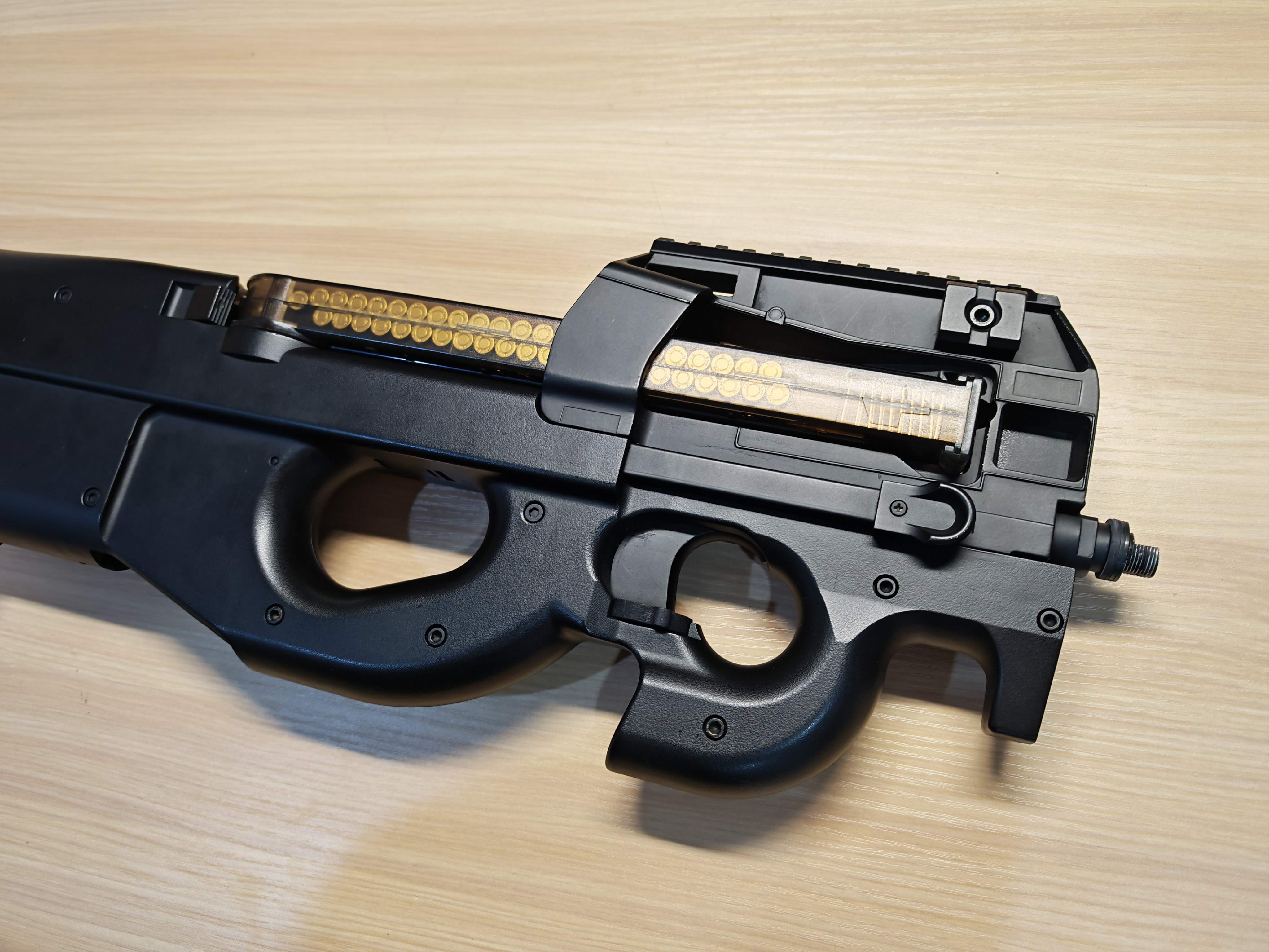 Double Bell 810 P90 แต่งภายใน AEG BB Gun บีบีกัน Airsoft Gun ปืนอัดลม ปืนยาวไฟฟ้า มือสอง