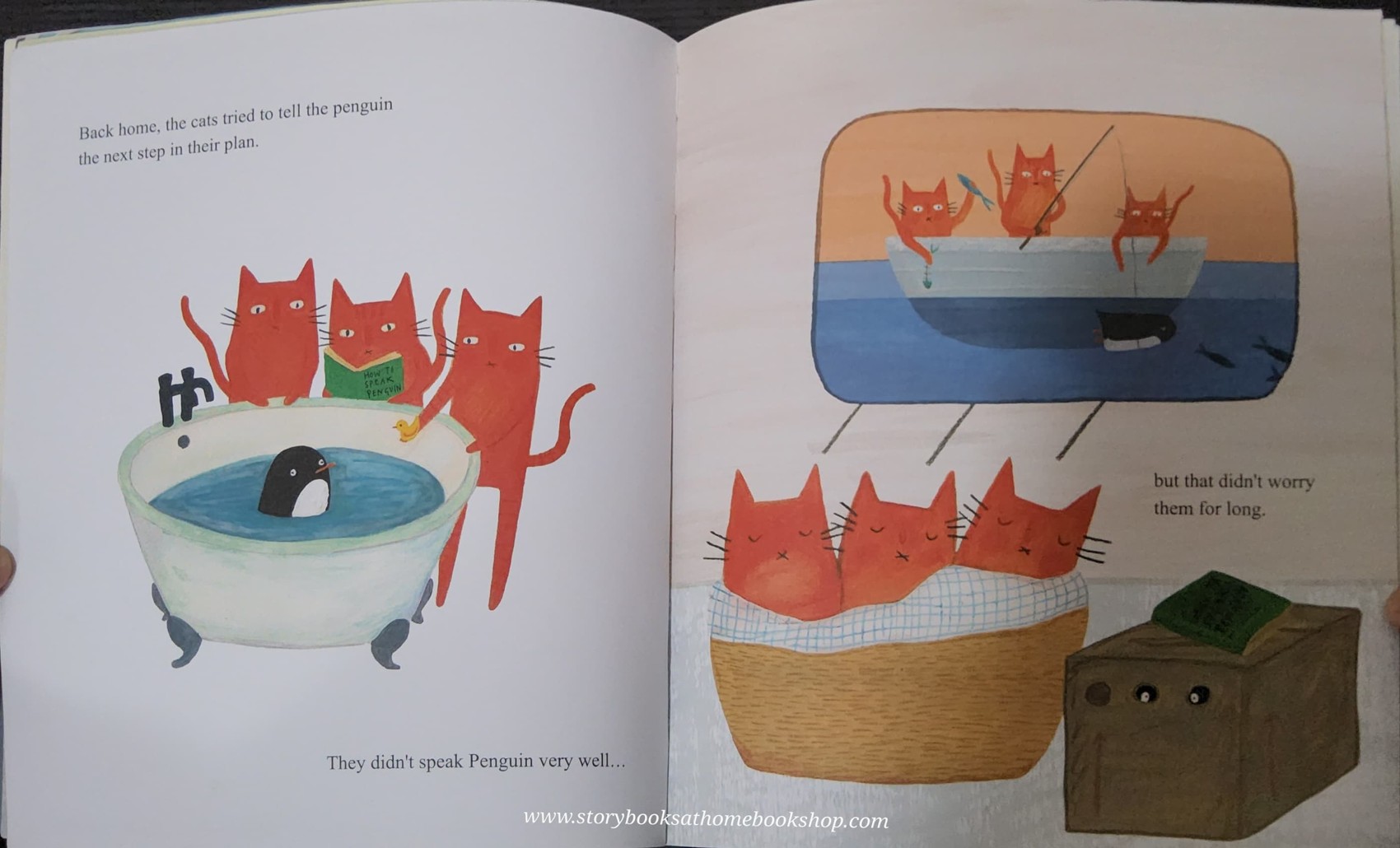 หนังสือนิทานปกอ่อน** 🍅🍓PENGUIN IN PERIL BY HELEN HANCOCKS