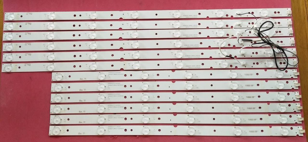 หลอดแบคไลน์ทีวีเอ็กซ์ตรีม (One Board TV X-TREME) อะไหล่แท้#มือสองพร้อมใช้งาน ใช้กับรุ่นLWD-551AA *1ชุด6แถว12ชิ้น*