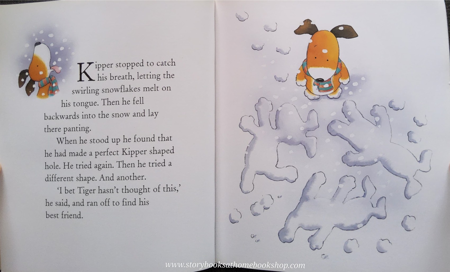 หนังสือนิทานปกอ่อน** 🍅🍓 KIPPER'S SNOWY DAY BY MICK INKPEN