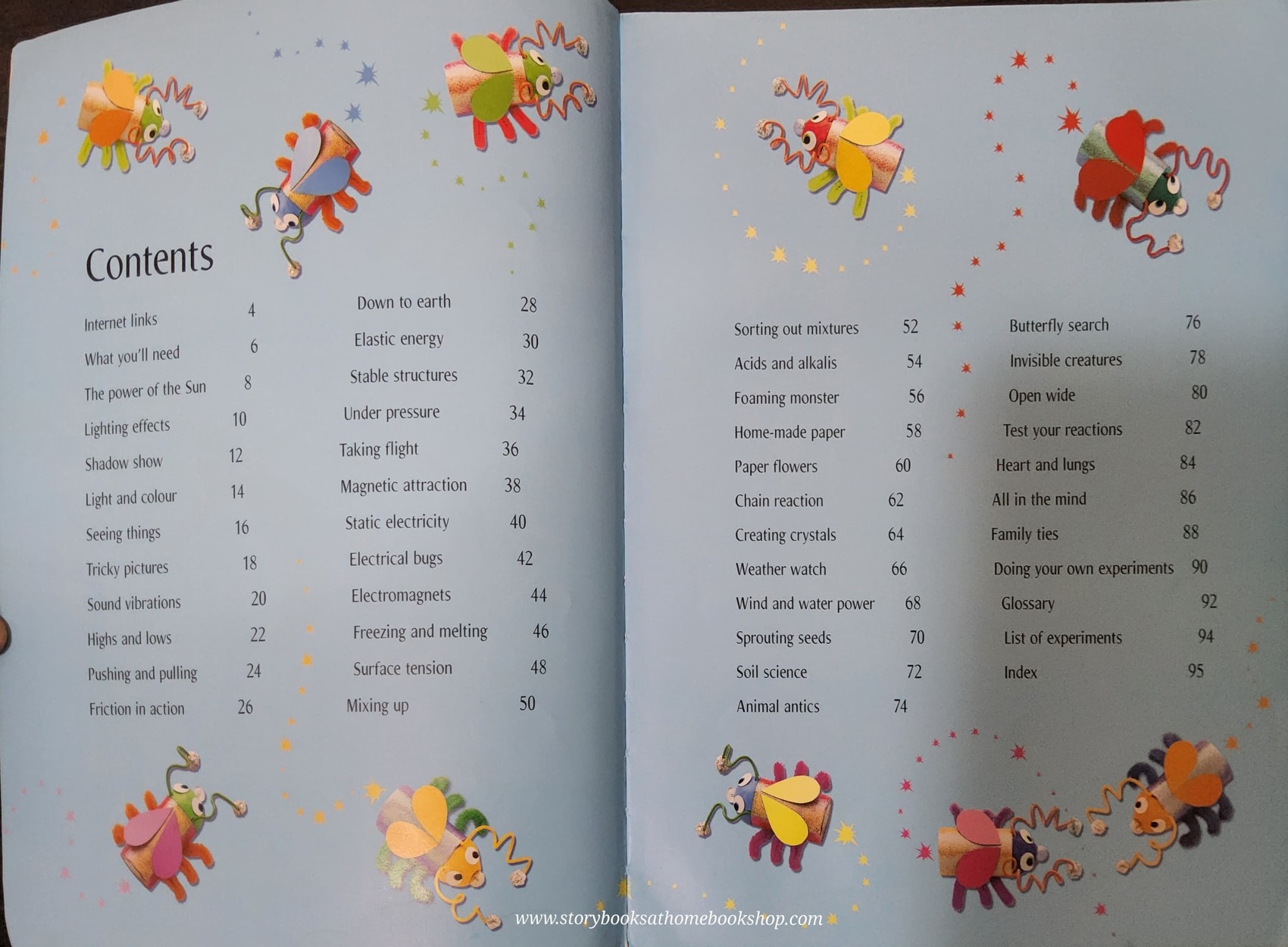 KNOWLEDGE BOOK ** 🍅🍓 USBORNE 100 SCIENCE EXPERIMENTS