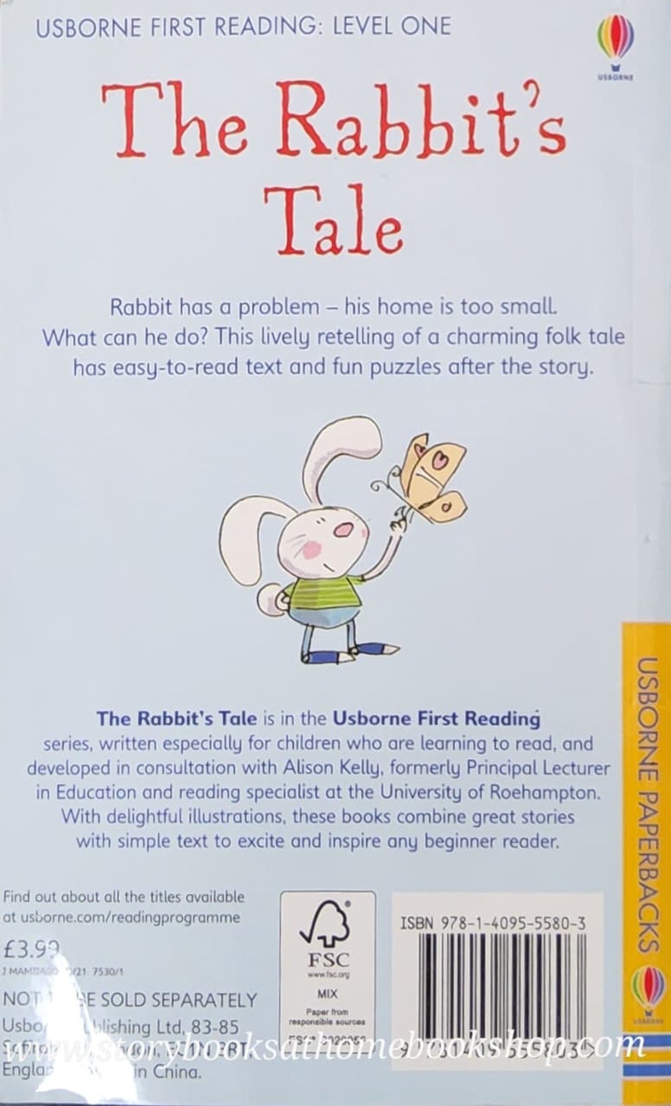 หนังสือนิทานปกอ่อน** 🍅🍅USBORE FIRST READING:THE RABBIT'S TALE