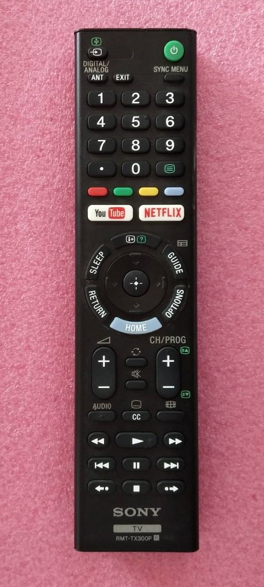 รีโมททีวี โซนี่ SONY ของแท้มือสอง พาร์ทRMF-TX300P
